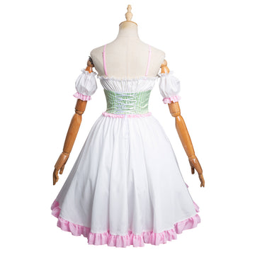 Anime Demon Slayer Kanroji Mitsuri Cosplay Lolita Halloween Falda Carnaval Traje-DISFRAZDEDIADEBRUJAS.ES®